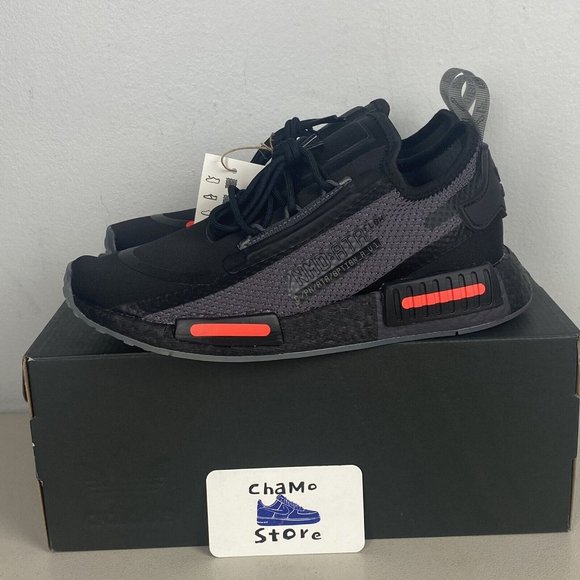 Adidas NMD R1 Spectoo NASA Black Boost Low Top Running - Picture 3 of 10